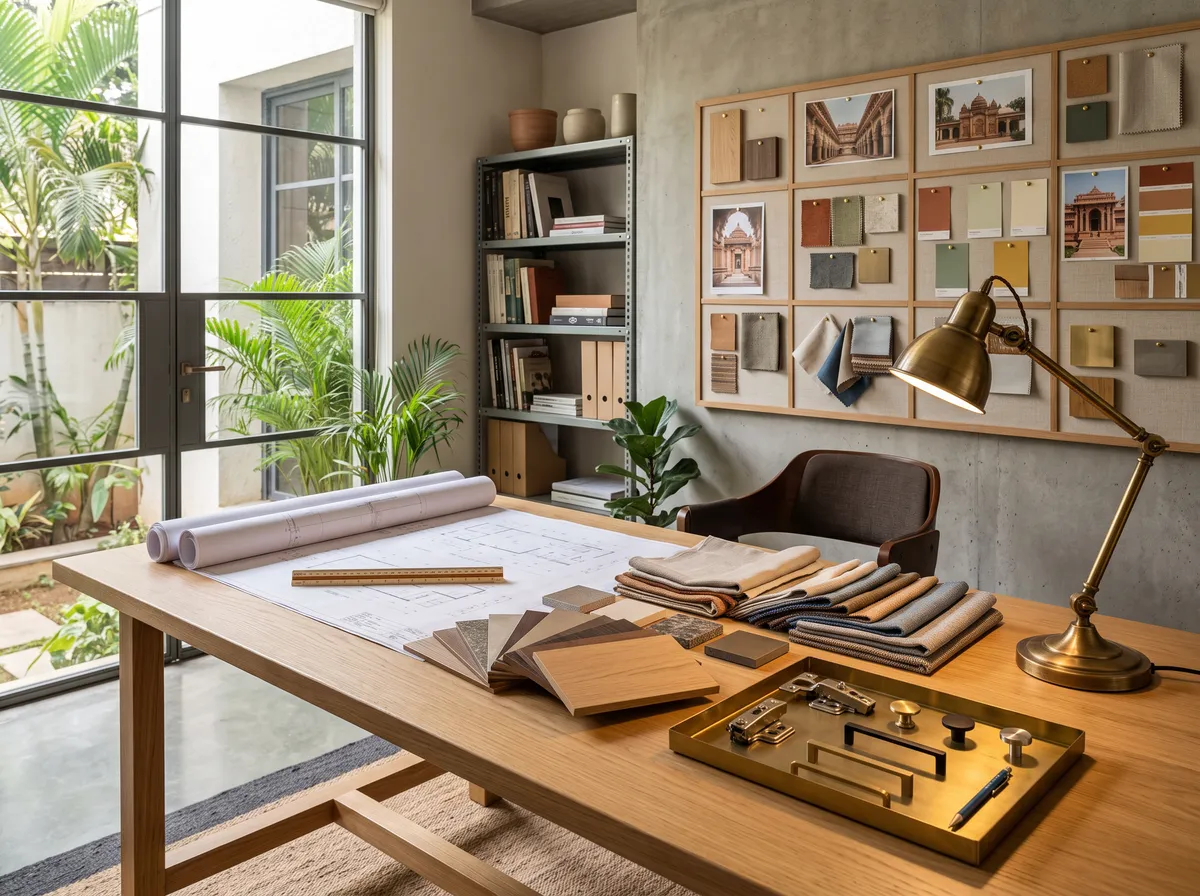 Designed living interior