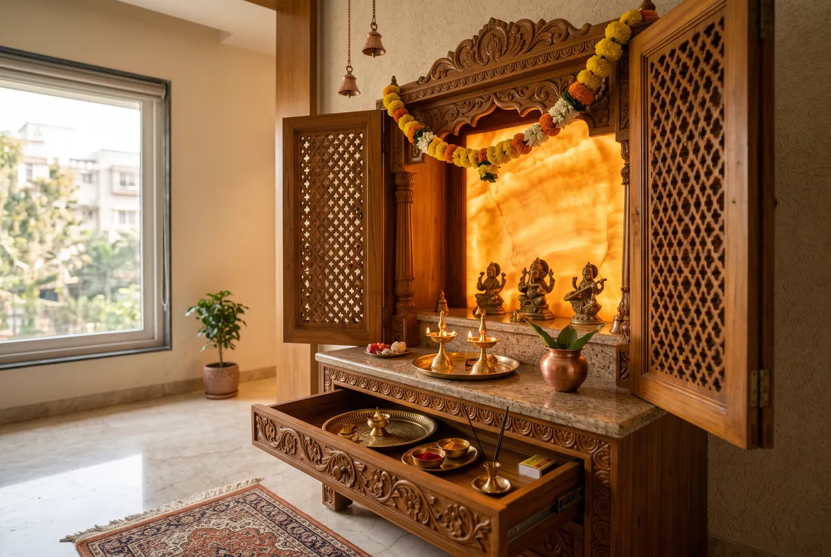 Pooja Room Design: Mandir Styles, Materials and Sacred Details That Last