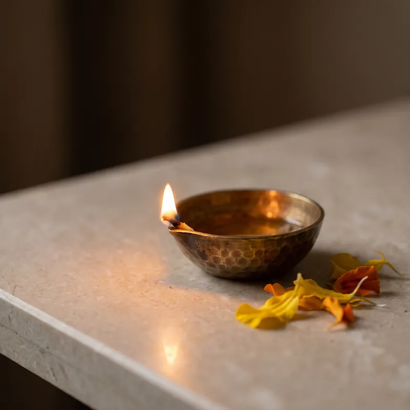 Pooja Room — materials and finishes 2